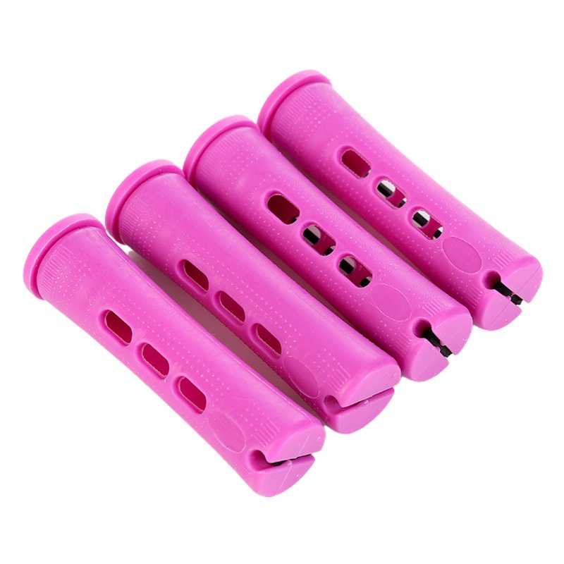 Suministro directo de fábrica corto con cubierta flequillos rizador de pelo transfronterizo multi-tamaño plástico americano plancha fría barra herramientas de peluquería