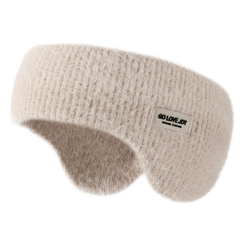 Otoño e Invierno nuevo punto orejeras hombres y mujeres al aire libre correr equitación imitación visón felpa caliente orejeras cabeza-montado