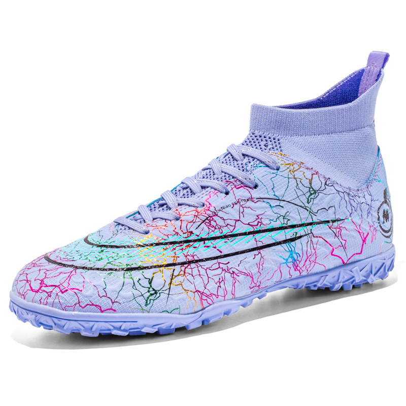 Binbinniao más tamaño de los nuevos hombres de fútbol transpirable zapatos de fútbol de hierba de Interior de uñas largas y cortas zapatos de fútbol