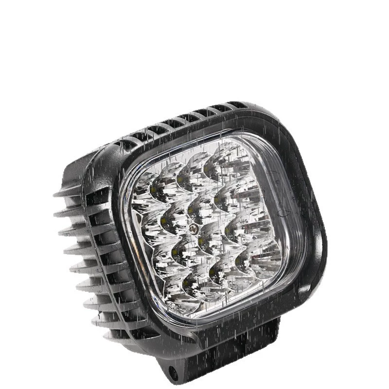 Lights, modified SUV, metal electric car, aluminum alloy
