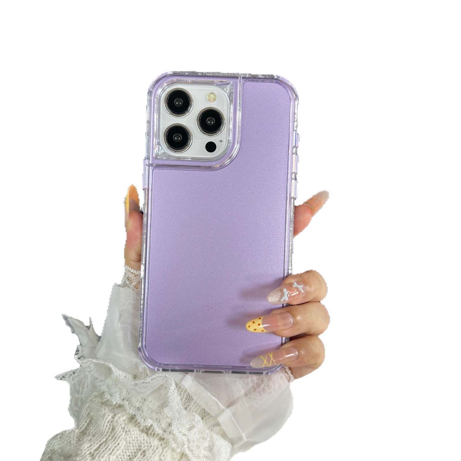 Funda 3 en 1 para iPhone 17 Pro Max de TPU, Protección Anticaídas y Antiimpactos