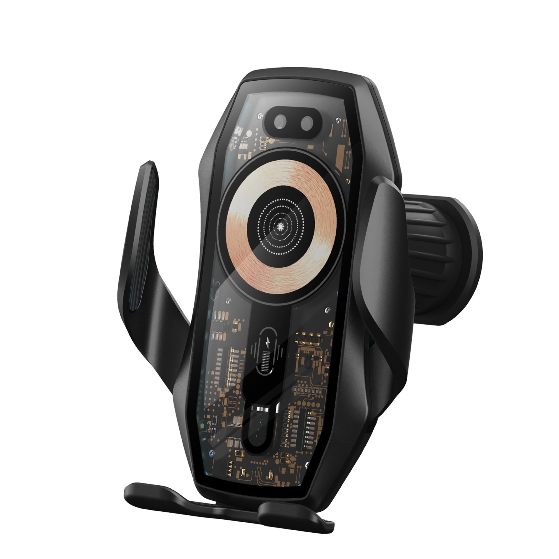 SENWERO S81 Suction Cup Wireless Fast Charging Car Phone Holder (Car phone holder) - black