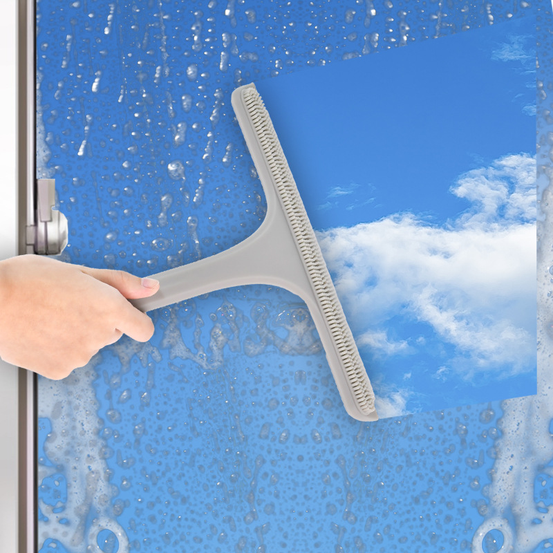 Silicone double -sided glass scraper window Wipe the kitchen…