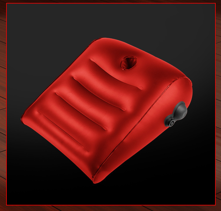 Inflatable Love Chair Cushion in Black TPU for Adult Couples — detail image 15