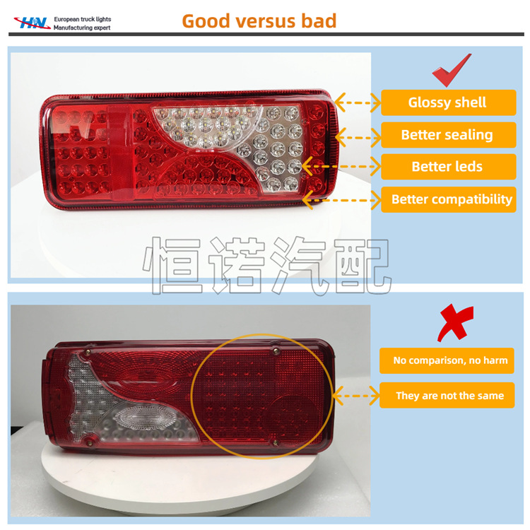 Asamblea de luces traseras LED Scania para luces de freno de camiones Scania G440P410P420G450