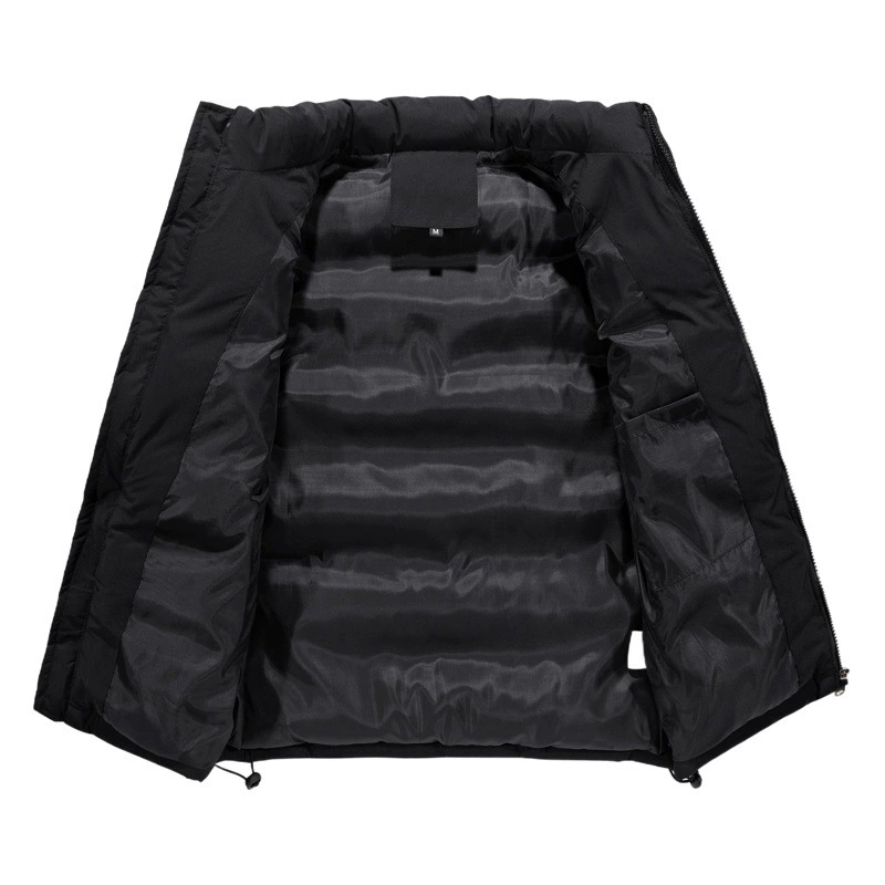 Трансграничный повседневный мужской жилет больших размеров, мужской облегающий крой, горячая Распродажа 2018, осенне-зимний теплый пуховый хлопковый жилет Amazon