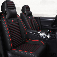 新款汽车坐垫四季通用小车亚麻布艺座套四季车坐套全包围专用座垫
