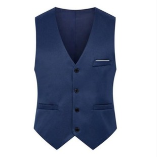 Spring and Autumn New British fashion men's suit vest slim waistcoat men's vest Korean style suit vest trendy handsome