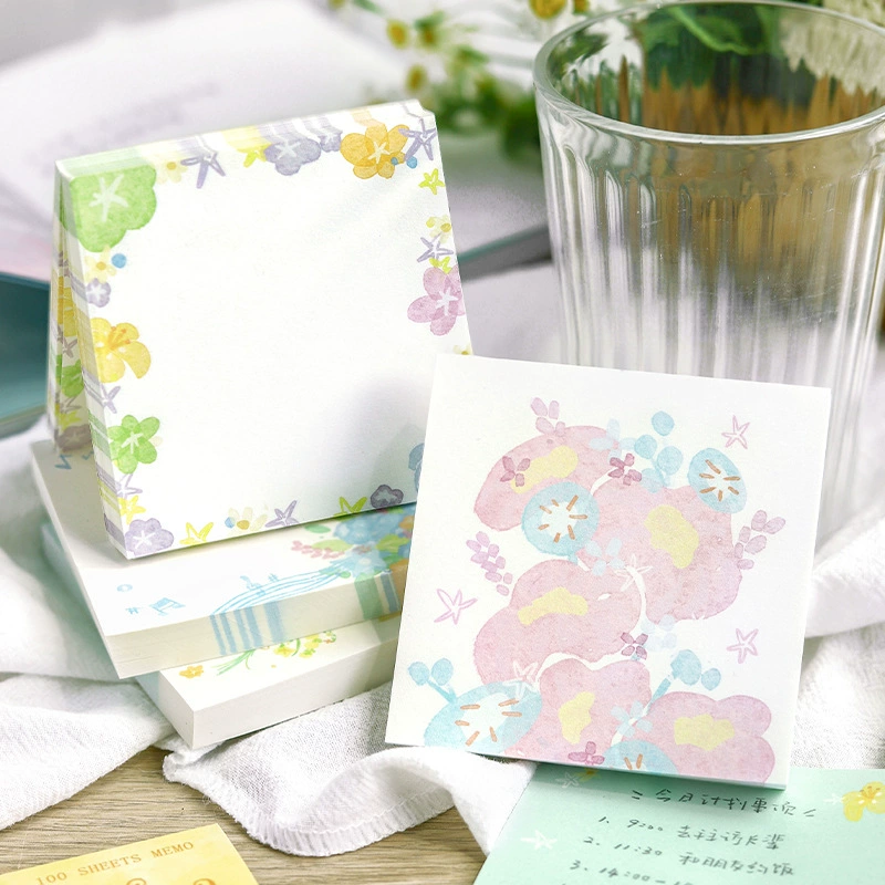 Набор из 100 стикеров Jilu, серия «Цветы между ветвями», свежие цветочные материалы для декора дневника и заметок