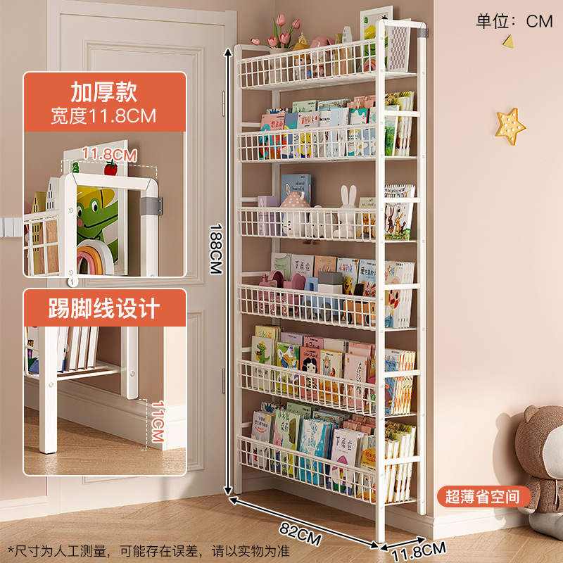 Estante para puerta de cocina sin perforación, organizador de pared para condimentos, estante de piso multicapa integrado