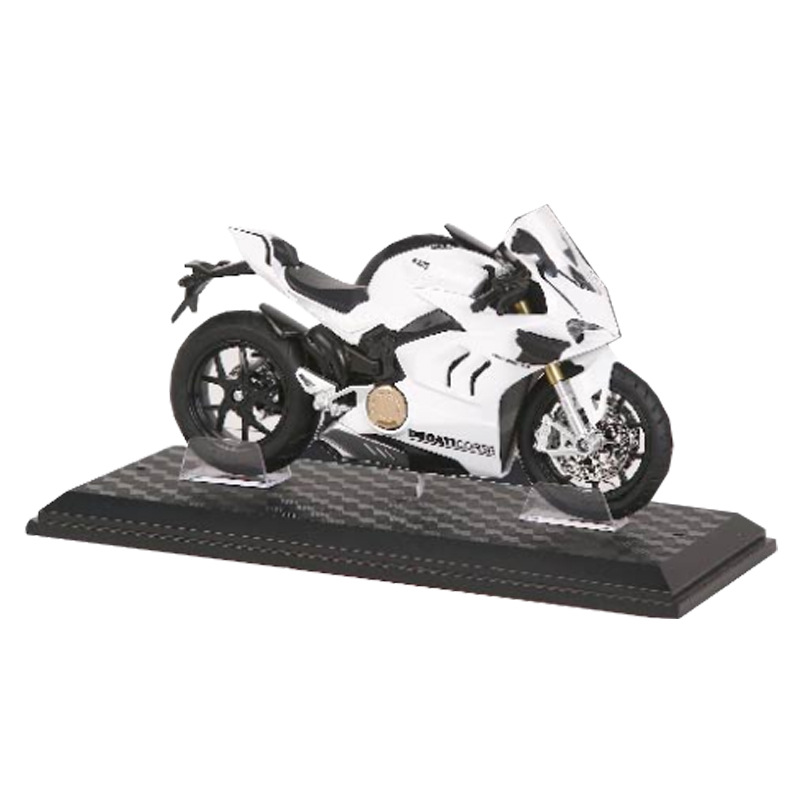 1 / 12 modelo de motocicleta de aleación Chuanqi para niños con sonido y suave juguetes de deslizamiento en el hogar decoración de puerta de entrada sugerida