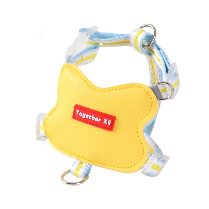 Nuevo producto para gatos y gatos fuera de la cuerda especial en forma de I ajustable y retráctil para gatos pecho y espalda cuerda de tracción para mascotas anti-deslizamiento