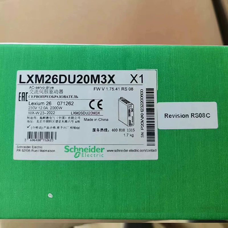 Новый оригинальный LXM26 сервопривод LXM26DU20M3X трехфазный 200...255V-2000W спот