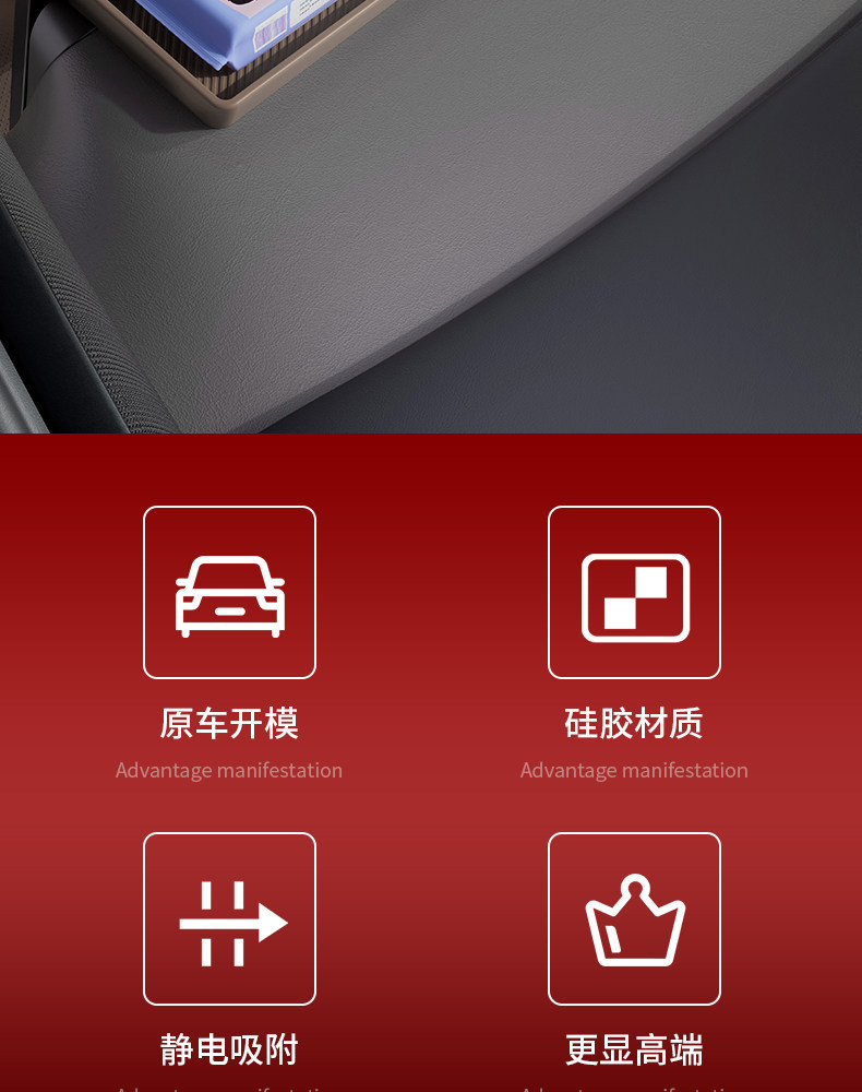 Suitable for the Storage Box Behind the Central Control Instrument Panel Screen of the Ideal I6, Car Interior Organization and Storage Box Modification