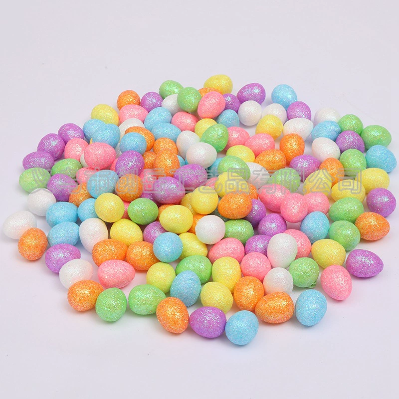 В наличии многоцветный по желанию 1,5*1,8 см Пасхальный цвет пены яркое золотое яйцо Моделирование Птица Голубь яйцо