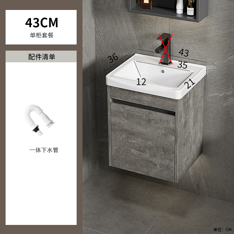 43 gabinete de cerámica + agua