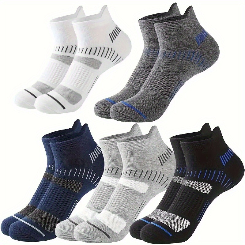 Cross-Border Socks, Men's Short Socks, Spring and Summer Color-Blocked Cotton Socks, Sweat-Absorbent, Anti-Odor, Autumn and Winter All-Season Sports Socks That Don'T Slip Off Cross-Border Socks, Men's Short Socks, Spring and Summer Color-Blocked Cotton Socks, Sweat-Absorbent, Anti-Odor, Autumn and Winter All-Season Sports Socks That Don'T Slip Off