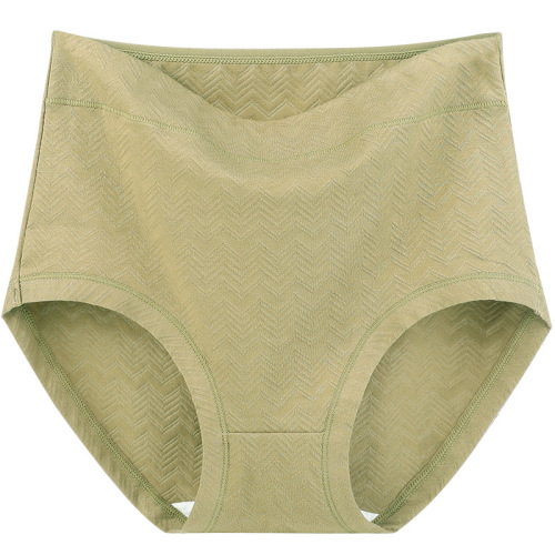 Large size briefs young women mother high waist shorts simple women's underwear 200 pounds fat mm pure cotton