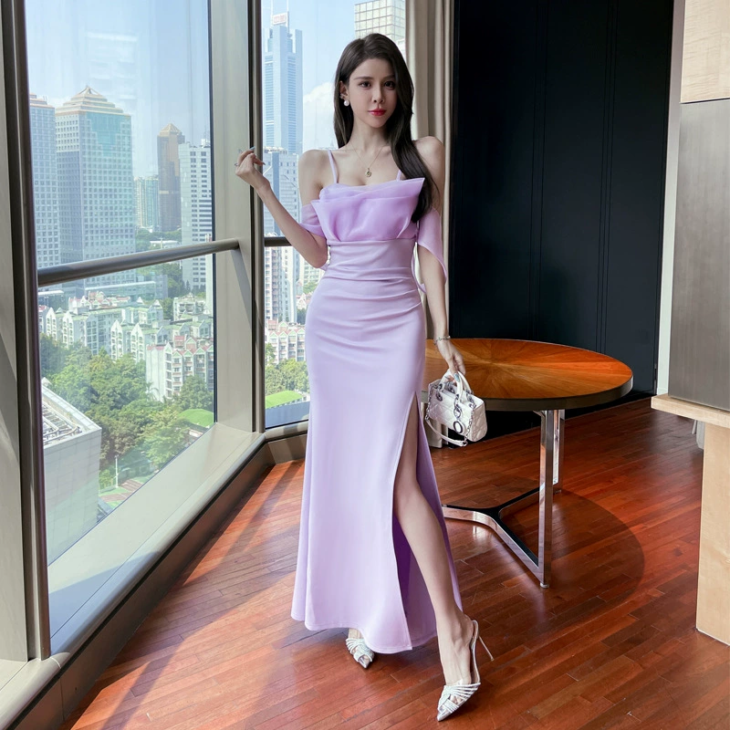 Ночное сексуальное платье сауна техник ножной ванны рабочая одежда продвинутый тонкий вечернее платье ktv Belle платье