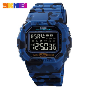 Momentum Cross-Border Multifunctional Heart Rate Monitoring Sports Men's Watch 50m Waterproof Student Light Smart Bluetooth Watch