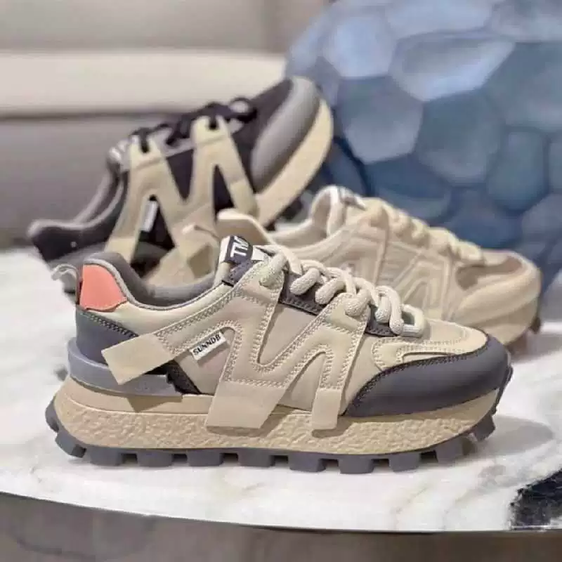 Обувь Forrest Gump, вафельная обувь, осень 2023, новая обувь для пап на толстой подошве, универсальная дышащая повседневная спортивная женская обувь