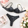 Чёрный (с сердечками)