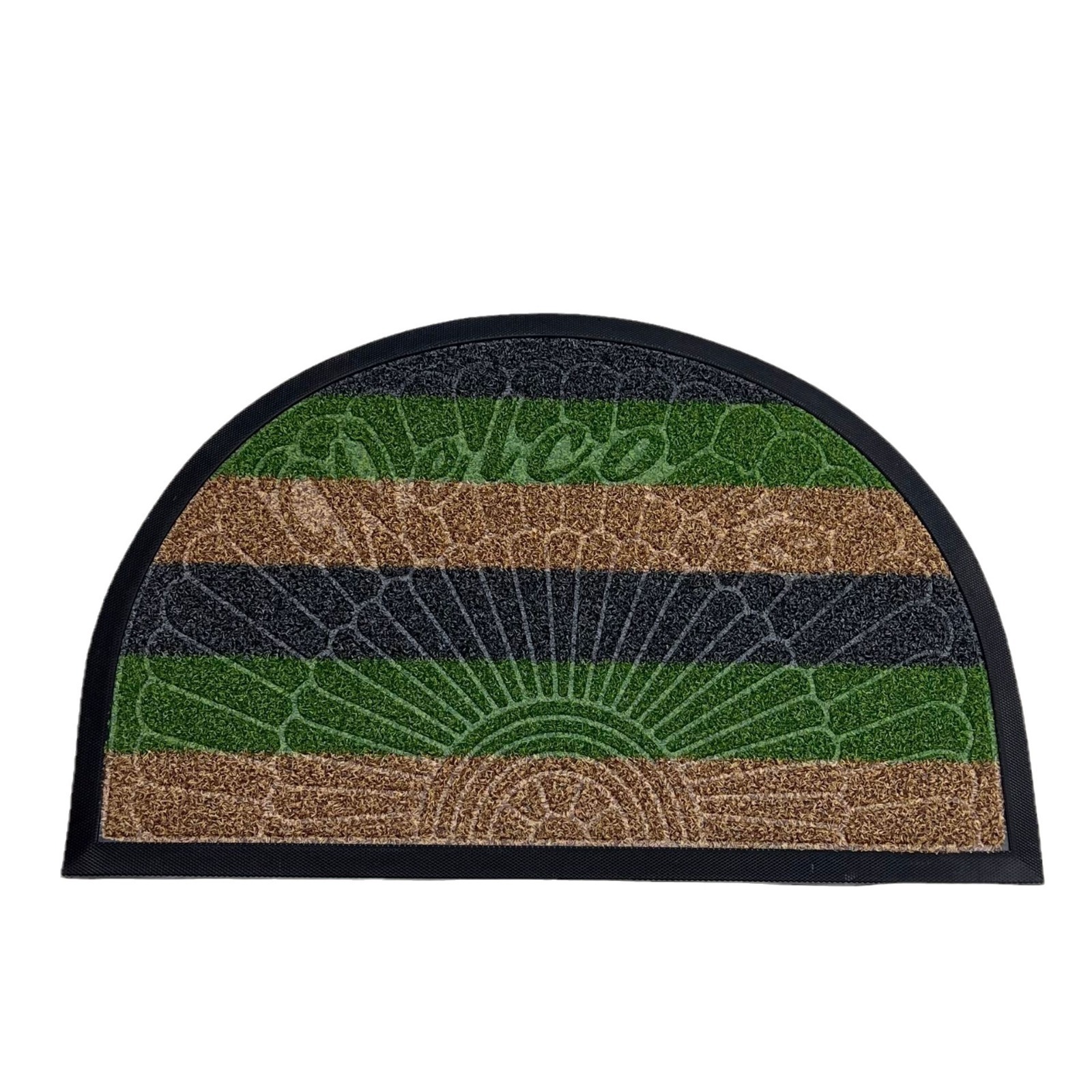 Comercio exterior simple fricción almohadilla de tierra puerta de entrada al aire libre antideslizante almohadilla de pie porche alfombra resistente al desgaste fácil de limpiar