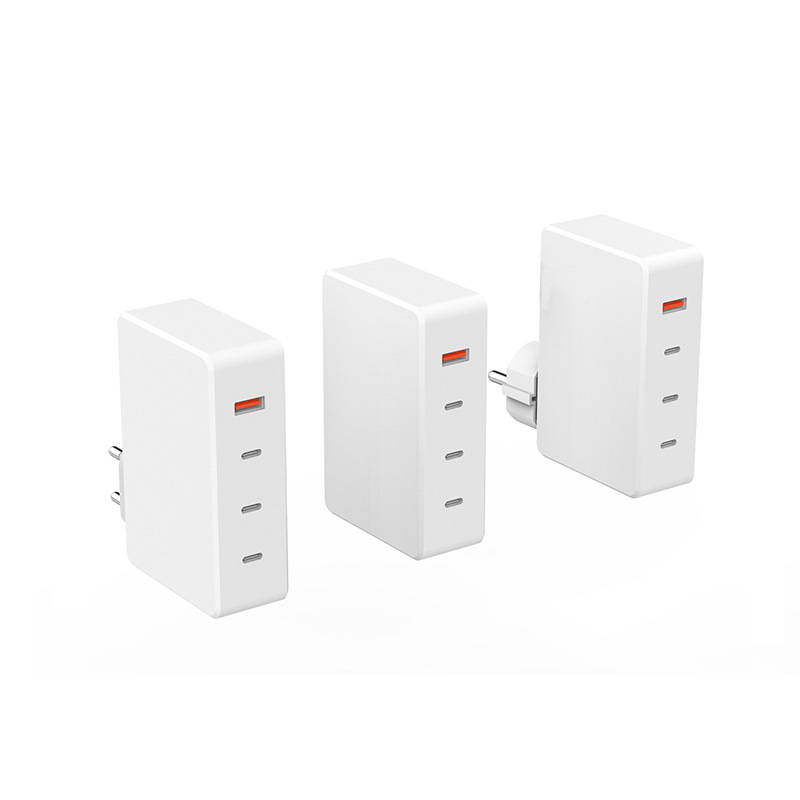 欧规148W大功率氮化镓3C1A快充充电头 适用于手机电脑平板