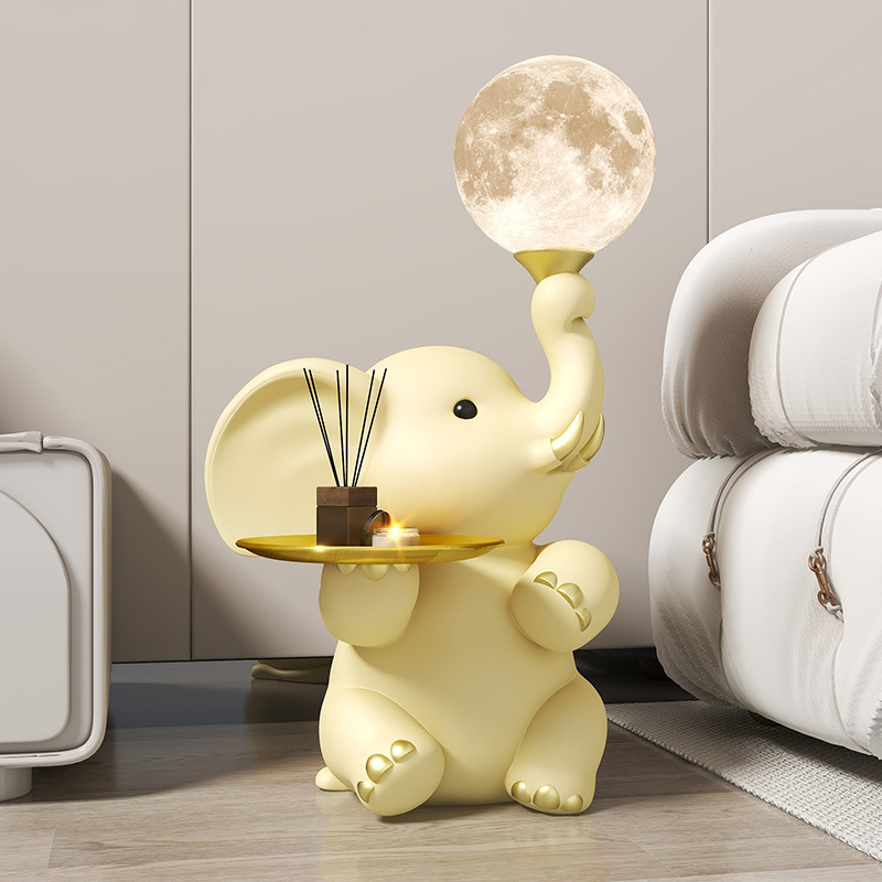 Elephant Bedroom Living Room Large Floor Ornaments Home Accessories TV Cabinet Next to Sofa Coffee Table Bedside Housewarming Gift