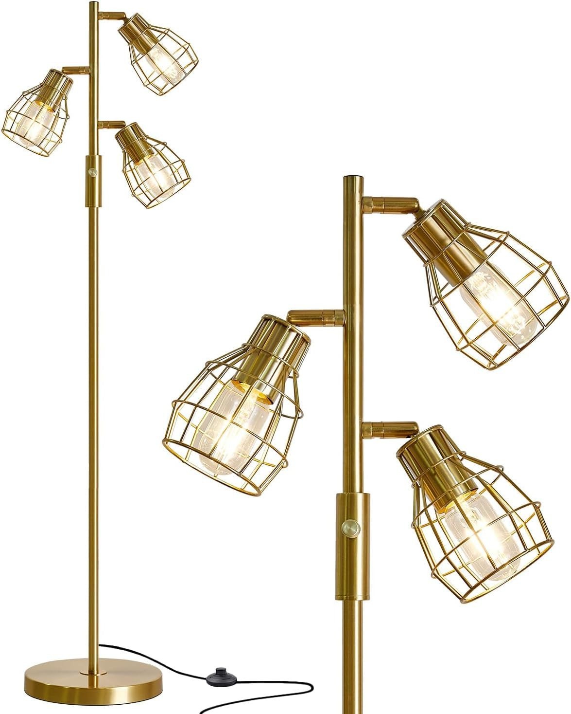 Luz de cabecera transfronteriza LED retrógrado campo americano interruptor de botón de carga USB fabricante de la ciudad antigua de Zhongshan lámpara de escritorio de dormitorio