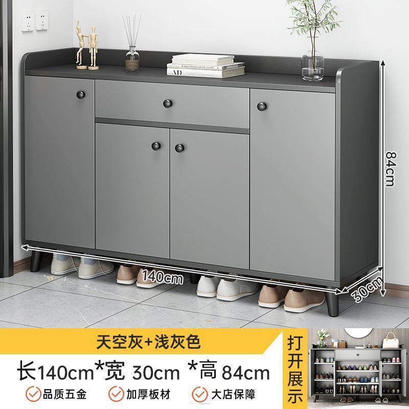 鞋柜家用门口室内新款2025爆款入户储物柜靠墙玄关柜一体收纳鞋架|undefined