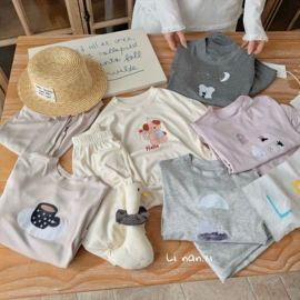 童家居服套装;童套装;童裤