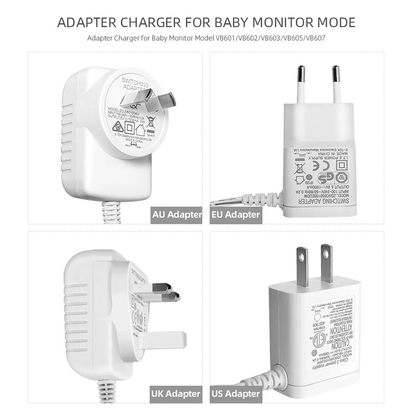 Power Adapter Etl Certified 5V1Avb601 605 Baby Monitor Dc
