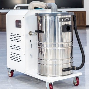 Dl4000-80 Mobile Wet and Dry Industrial Vacuum Cleaner 4Kw Floor Grinding Powder Pulse Vacuum Cleaner