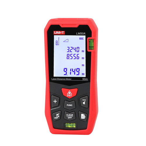 Unilid LM50A/LM100A infrared distance meter high-precision room measuring instrument distance handheld laser electronic ruler