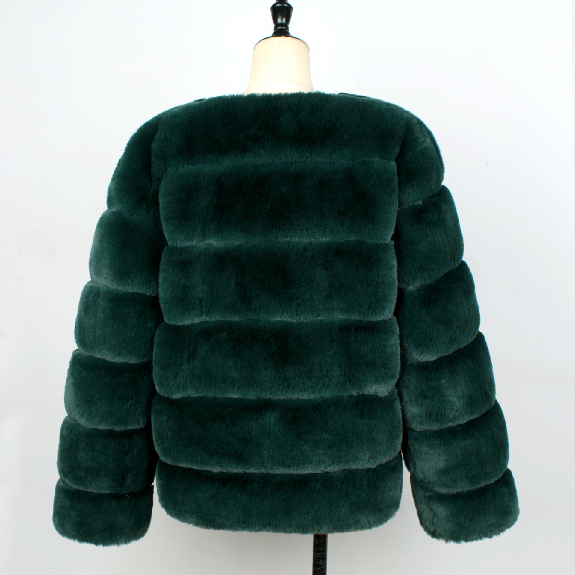 Women's Clothing warm plush coat coat jacket_voghion.com