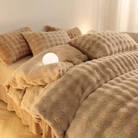 四件套;床罩床笠;纤维被