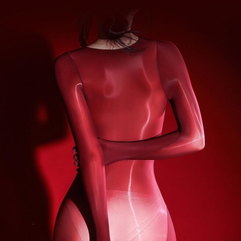 Queen's Glossy Silk Stockings with High-Cut Chest, Seamless Bodystocking, Sexy and Alluring Black Stockings, Full-Body Bodysuit, Silky Smooth Queen's Glossy Silk Stockings with High-Cut Chest, Seamless Bodystocking, Sexy and Alluring Black Stockings, Full-Body Bodysuit, Silky Smooth