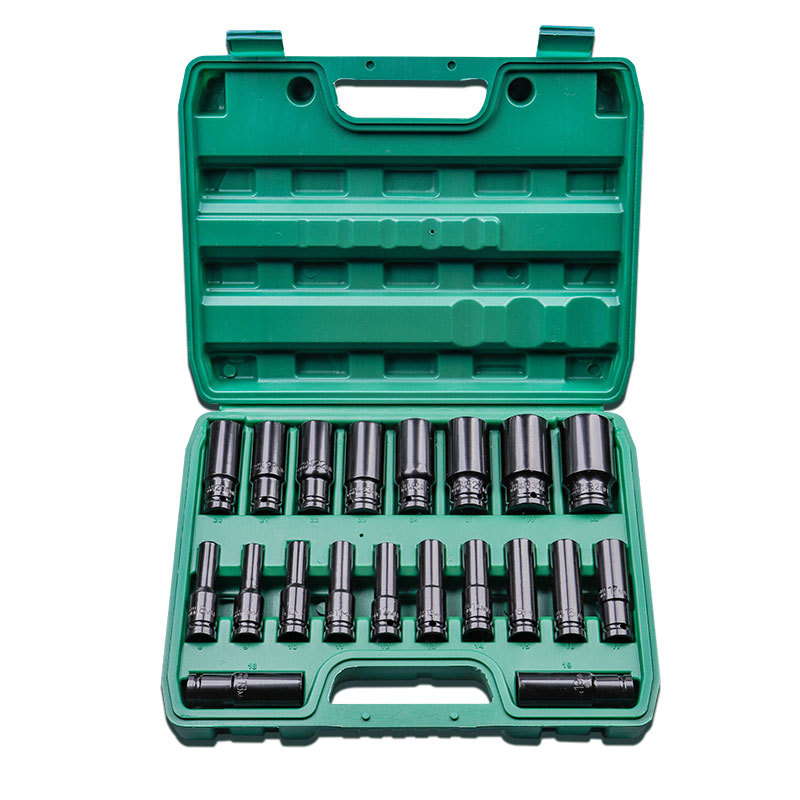 Llave eléctrica socket traje pistola de aire neumática hexagonal manga alargada cabeza 10/15/20 unidades set al por mayor