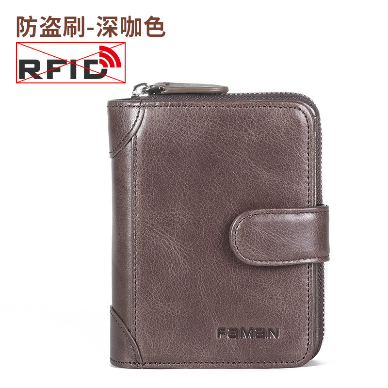 Bolso Fimanka Bolso de licencia de conducir de cuero para hombre Bolso de tarjeta todo en uno Bolso de tarjeta Cartera de múltiples asientos de tarjeta de gran capacidad Bolso de identificación