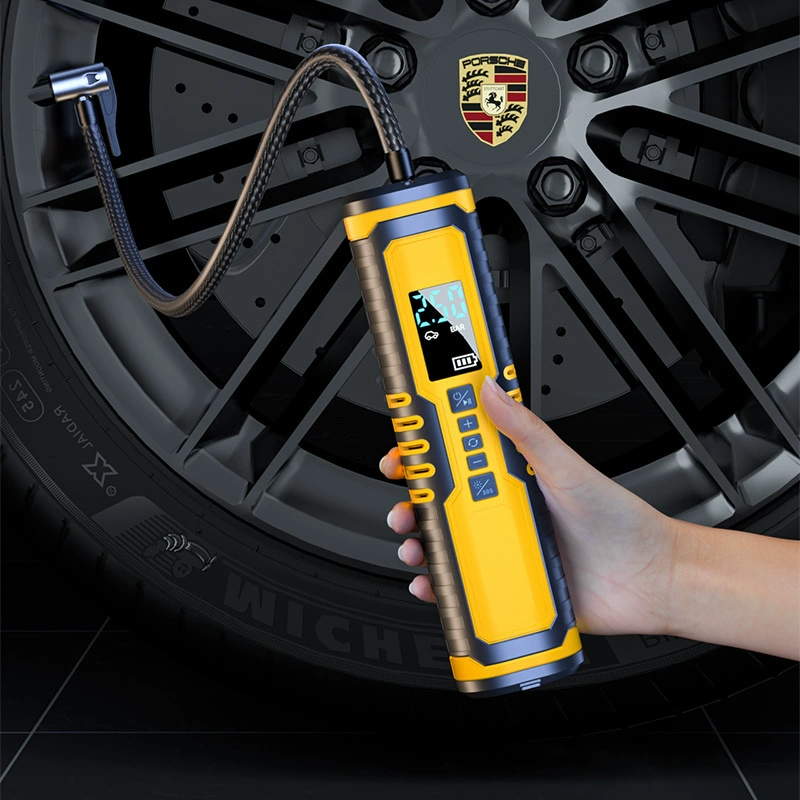 Автомобильный воздушный насос Интеллектуальный беспроводной цифровой дисплей Автомобильный воздушный насос портативный небольшой насос