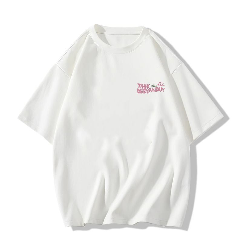100% 純綿夏丸襟半袖tシャツ女子シンプル学院の怠惰な風が柔らかい隠れ肉が痩せている上着|undefined