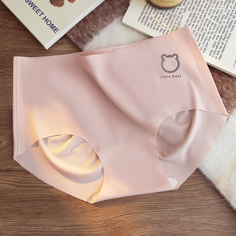 Ropa interior Mujer Ejercicio de yoga sin costuras Seda de hielo de secado rápido Seda de hielo sin costuras Seda de oso Seda antibacteriana entrepierna Bragas refrescantes image 8