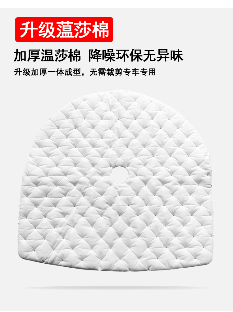 Suitable for Toyota Fortuner, Corolla, and Rav4 Trunk Soundproofing Cotton, Spare Tire Pit Cotton, Spare Tire Shockproofing Cotton