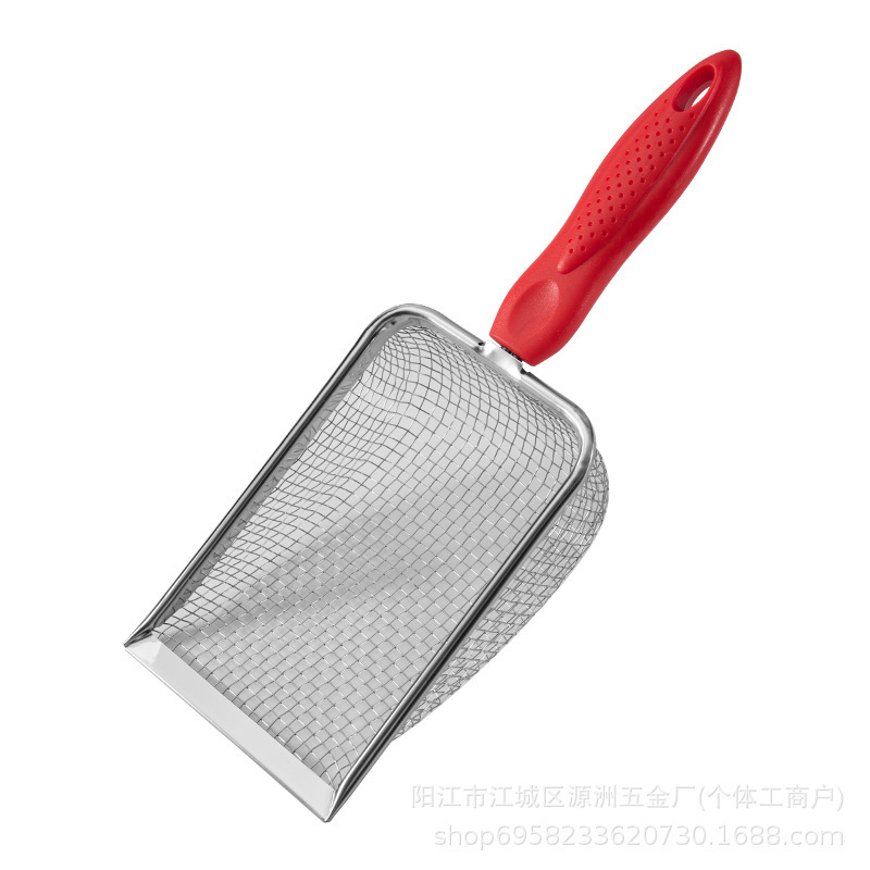 不锈钢猫砂铲宠物便便过滤铲矿砂膨润土猫咪铲赶海铲子爬宠沙漏|undefined