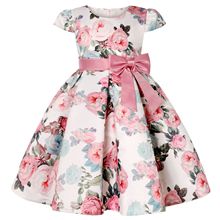 New Girls Kids Flower Elegant Causal Princess Party跨境