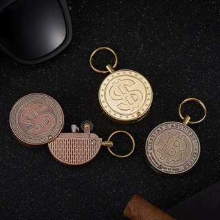 佐罗Z623-301复古版挂件复古款式圆币形状煤油防风打火机礼品批发