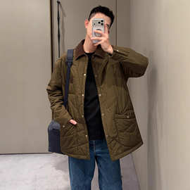 正确版原标现货L家25新款科技面料衬垫外套衬衫宽松棉服男女同款