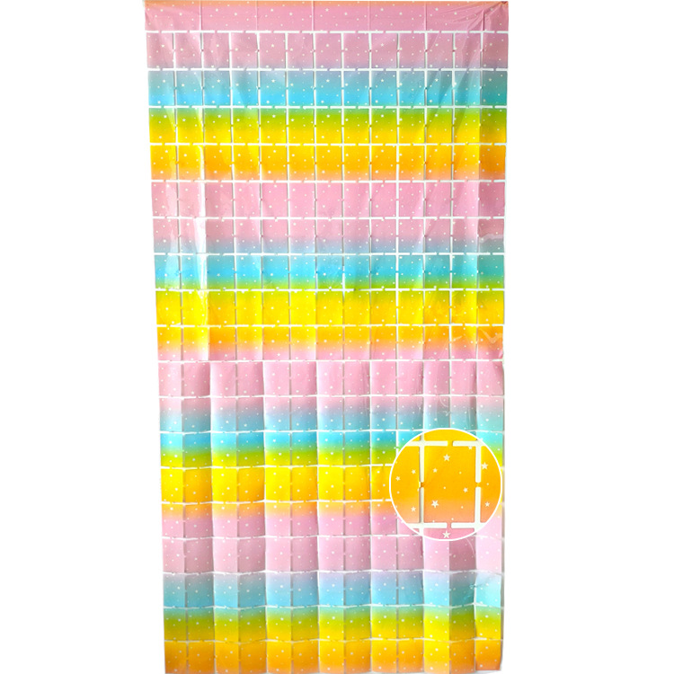 马卡龙浅色渐变星星