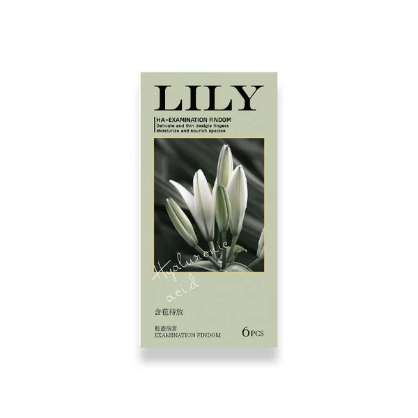 Lily Glossy Finger Cots Green 6 Pack